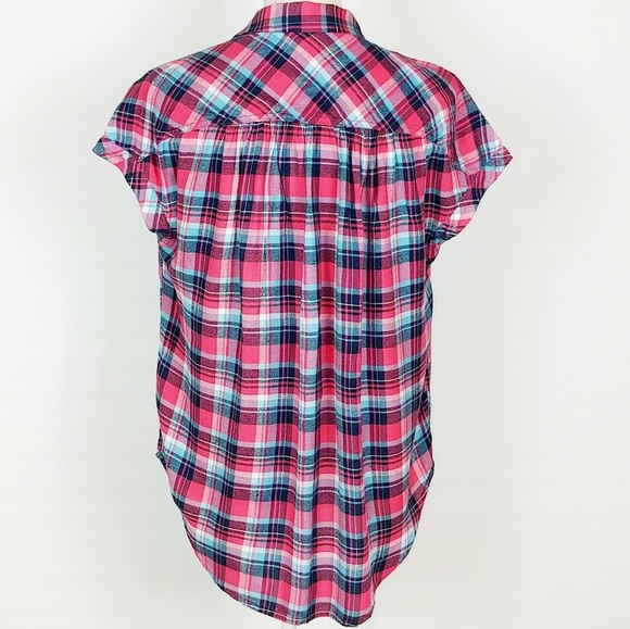 Lucky Brand | Plaid Short Sleeve Button-down - Picture 3 of 8
